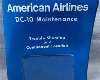 American Airlines DC 10 Maintenance Trouble Shooting and Component Location Manual