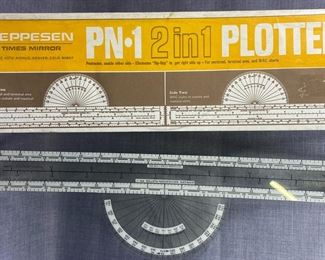 Jeppesen PN 1 2 in 1 Plotter Aviation Navigation Tool