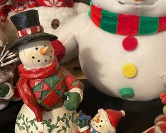 Assorted Christmas Snowmen Decorations