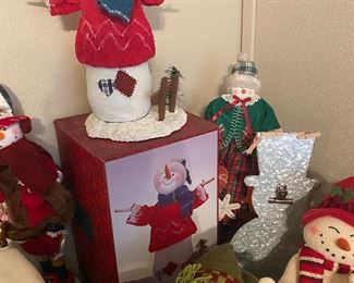 Assorted Snowmen Holiday Decor