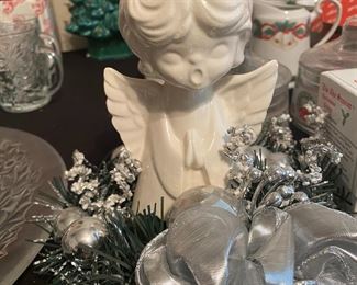 Singing Angel Christmas Figurine