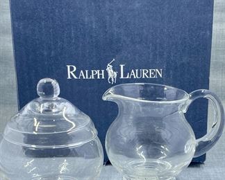 Ralph Lauren Creamer and Sugar Bowl
