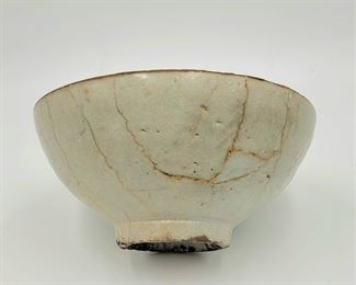 Japanese Celadon Bowl with Gold Repair