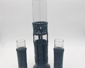 Trio of French Flower Vases