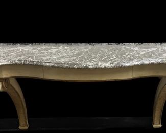 Marble Top Wall-Mount Console with Drawer