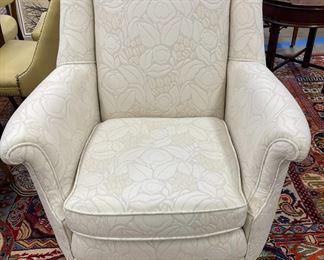 Ivory Upholstered Armchair