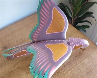 James Mellick (Contemporary) Painted Wood & Signed Parrot