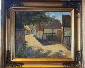 Christian Asmussen (1873-1940, Denmark) Oil on Board