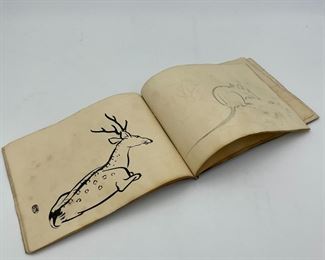 1901 Japanese Hand-Illustrated Book by Takeuchi Seiho (1864-1942, Kyoto)