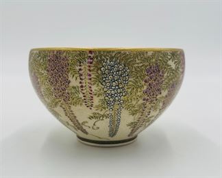 Meiji Period Japanese 1000 Butterfly Rice Bowl