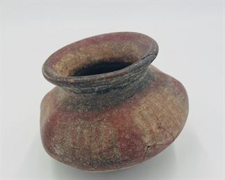 Pre-Columbian Colima (Mexico) Vessel with Faded Red Motif, 300-600AD