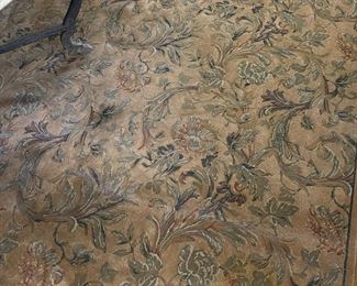 Nourison Zoheda Collection Floral Rug, Made in Belguim (7’ X 11’)