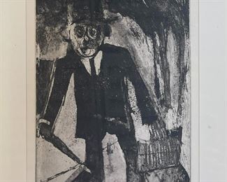 Sidney Chafetz (1923-2013) “Herbert Read” & “The Last Leaf” Woodcuts