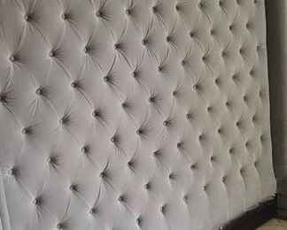 RH Tufted Velvet King-Size Bed