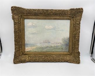 Charles John Stokoe (1873-1926, Suffolk) “No. 1 Above Harwich” Oil on Board