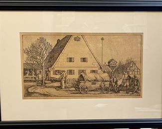Rudolf Schiestl (1878-1931, Germany) Arts & Crafts Woodblock Prints