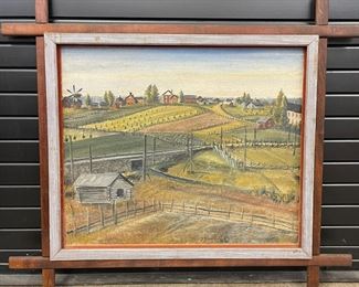 Iivari Honkola (1898-1970, Finland) “Summer 1926” Oil on Board