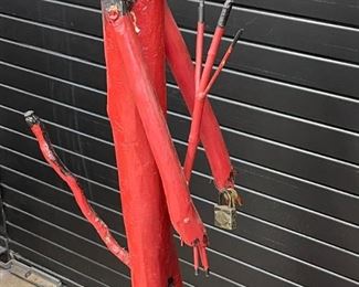 Ronald Cooper (1931-2012, Kentucky) “Patiently Waiting” 1988 Standing Figure (52” tall)