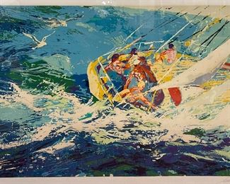 Leroy Neiman (1921-2012, American) “Aegean Sailing” Pencil Signed Serigraph #286/300