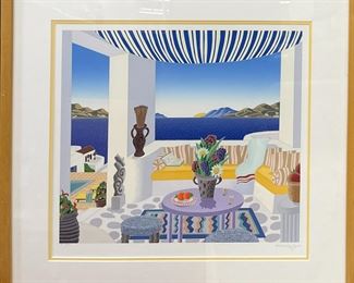 Thomas McKnight (b. 1941, American) “Aegean Sea” Suite Serigraphs, HC #14/50