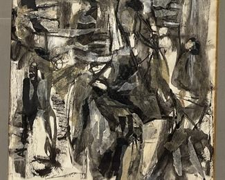 Edith Smilack (1915-2002) Mixed Media Work on Paper