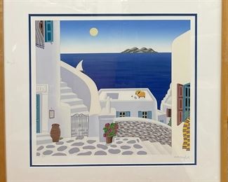 Thomas McKnight (b. 1941, American) “Aegean Sea” Suite Serigraphs, HC #14/50