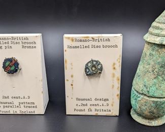 Roman Disc Enamel Brooches (2nd c.)