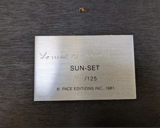 Louise Nevelson "Sun-Set" Poly-Resin Multiple, 1981 #40/125, Pace Gallery