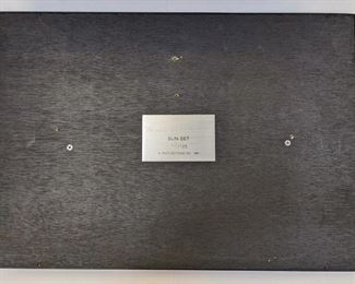 Louise Nevelson "Sun-Set" Poly-Resin Multiple, 1981 #40/125, Pace Gallery