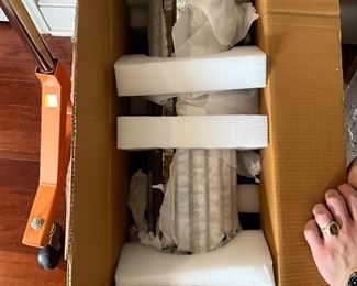 Pair Arhaus (New in Box) Leila Pendant lights (New Cost $1,400 pr)-$600 pr