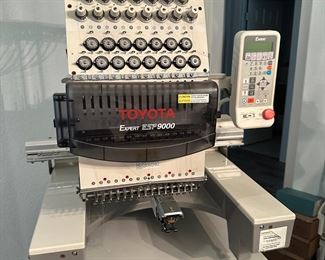 Toyota Expert ESP9000 Commercial Embroidery Machine