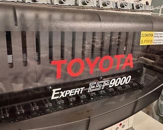 Toyota Expert ESP9000 Commercial Embroidery Machine