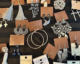 Costume jewelry. Most brand new with tags, boutique brands. 