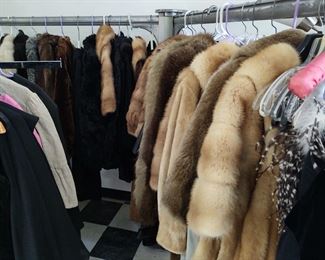 Vintage fur coats