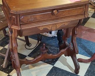 Small Walnut sewing table