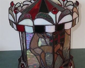 STAINED GLASS CAROUSEL 