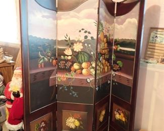 PAINTED ROOM SCREEN