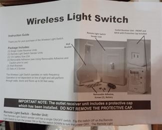 WIRELESS LIGHT SWITCH
