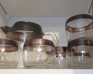 VINTAGE GLASSES AND PITCHER