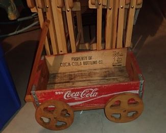 COCA COLA CRATE WAGON