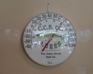 C.C.B. CO. LURES THERMOMETER
