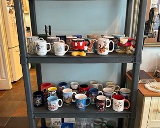 Lots of Disney mugs