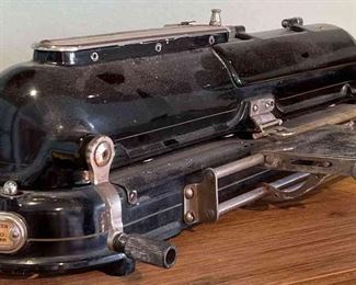 Vintage Black Protectograph Check Writer