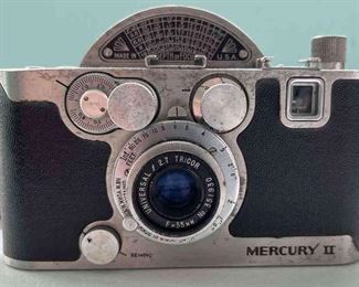 Vintage 1945 Mercury II Camera