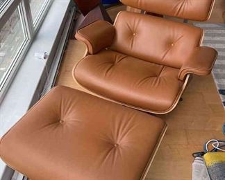 Charles Eames Cognac Lounge Chair
