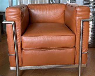 In The Style of Le Corbusier Petit Modele Lounge Chair