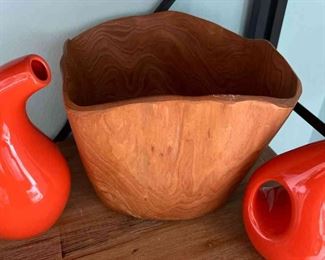 Wood Bowl Rachael Ray Jugs