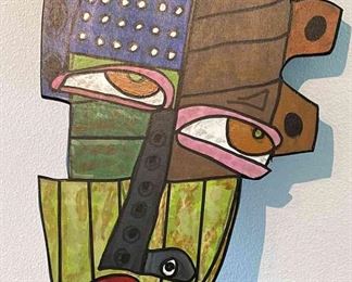 Cubist Style Art Mask