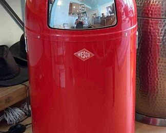 Wesco Steel Swing Top Trash Can