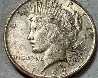 1922 Peace Dollar